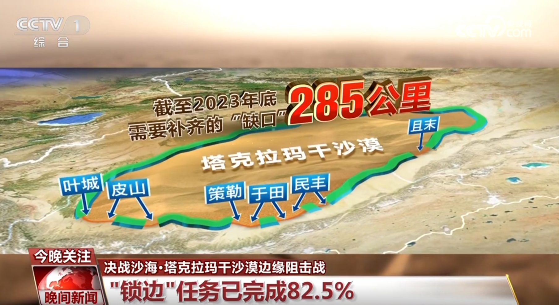 边缘阻击战创造新时代中国防沙治沙新奇迹龙8游戏网址人进沙退！塔克拉玛干沙漠(图5)