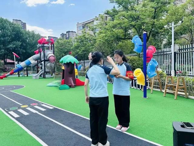 园防震减灾疏散演练活动未央区长庆湖滨花园幼儿(图9)