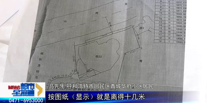 业主集体抗议！业主控诉：公示为何藏院里？一墙之隔要盖78米高楼！呼和浩特一小区(图3)
